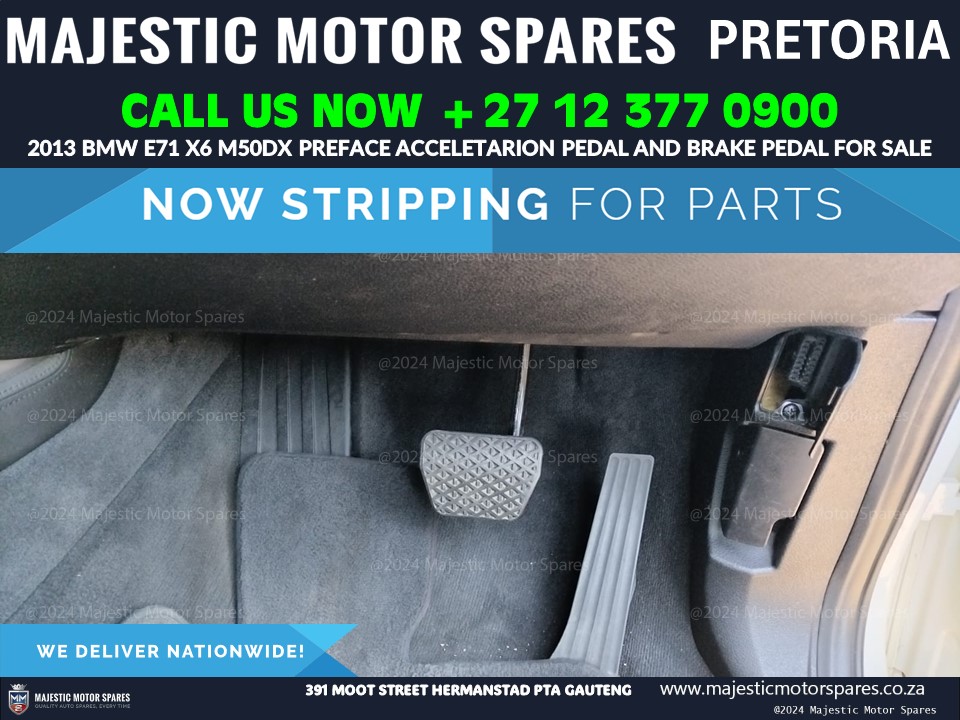 Used accelerator pedal brake pedal for BMW X6 E71 M50d Preface for sale - Private Seller