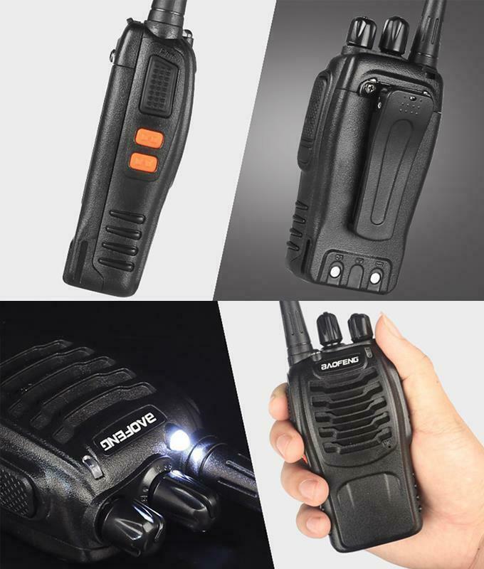 Pair (2) of Walkie Talkies UHF Band 2-Way Professional Radios, Transceivers. NEW