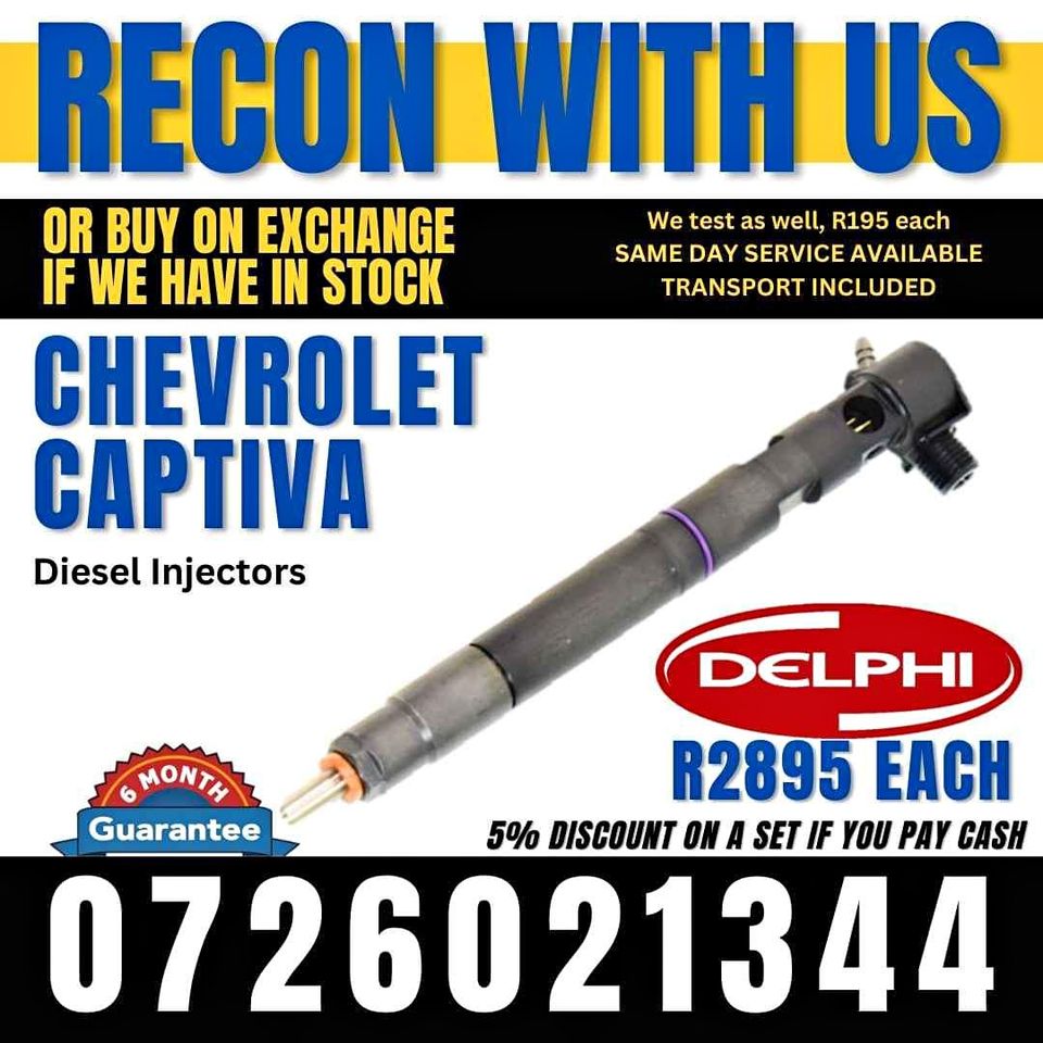Chevrolet Captiva diesel injectors for sale - Private Seller
