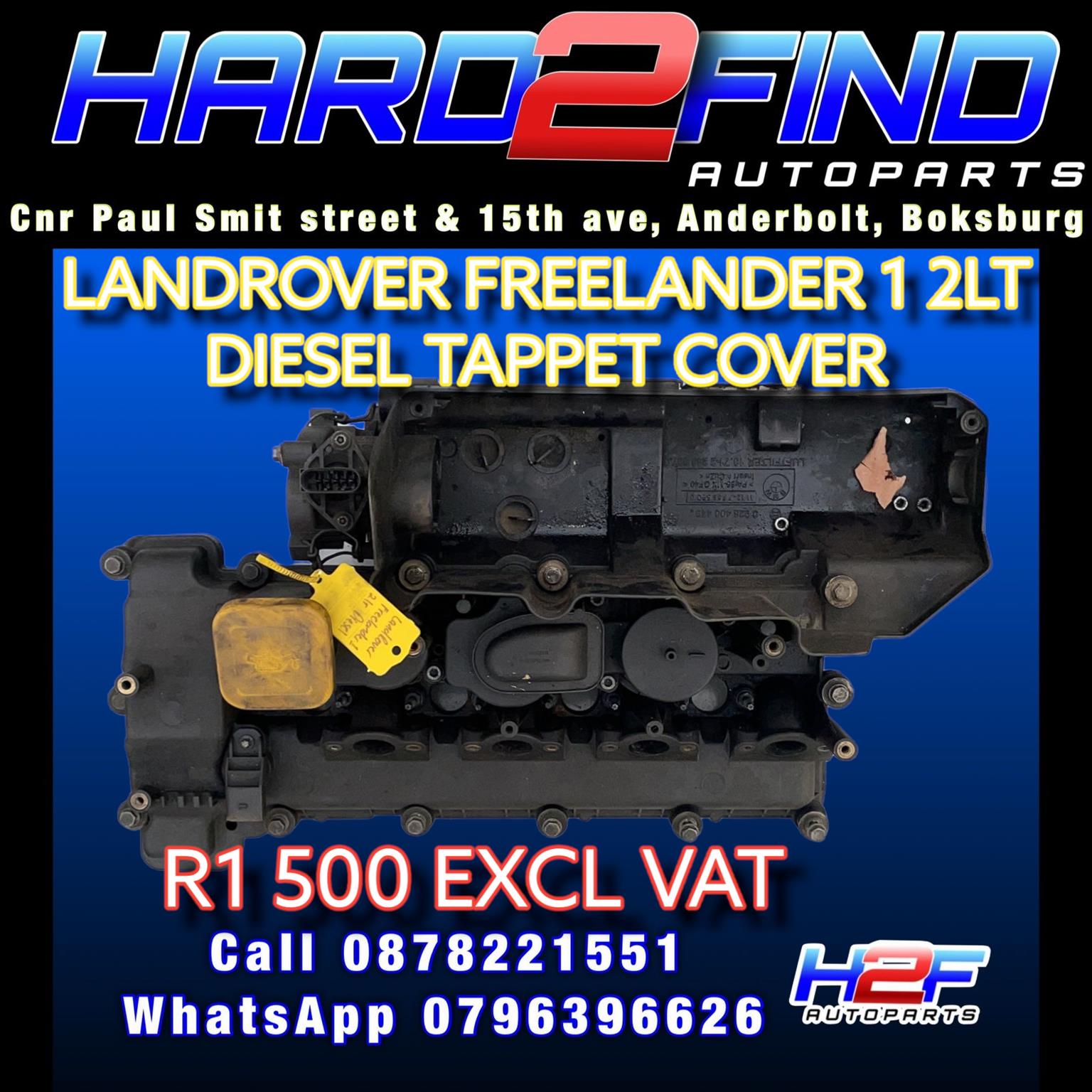 LANDROVER FREELANDER 1 2.0 DIESEL TAPPET COVER - Private Seller LANDROVER FREELANDER 1 2.0 DIESEL TAPPET COVER - Private Seller