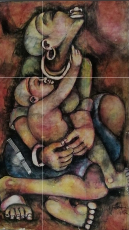 Oil pastel