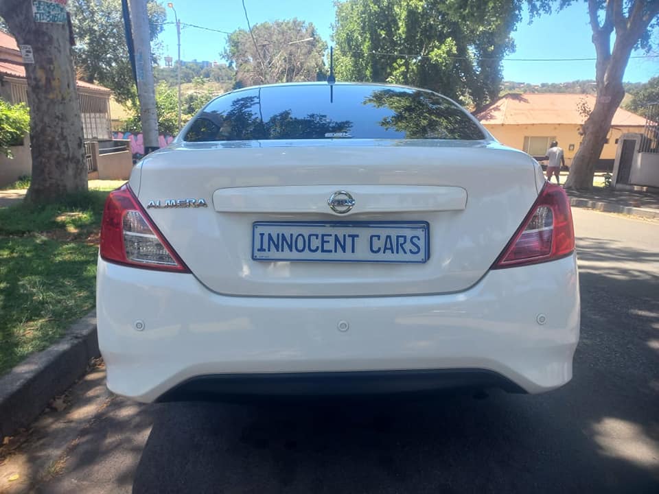 2018 NISSAN ALMERA 1.5 PETROL, AUTOMATIC, WHITE COLOR, MILEAGE 68000KMS