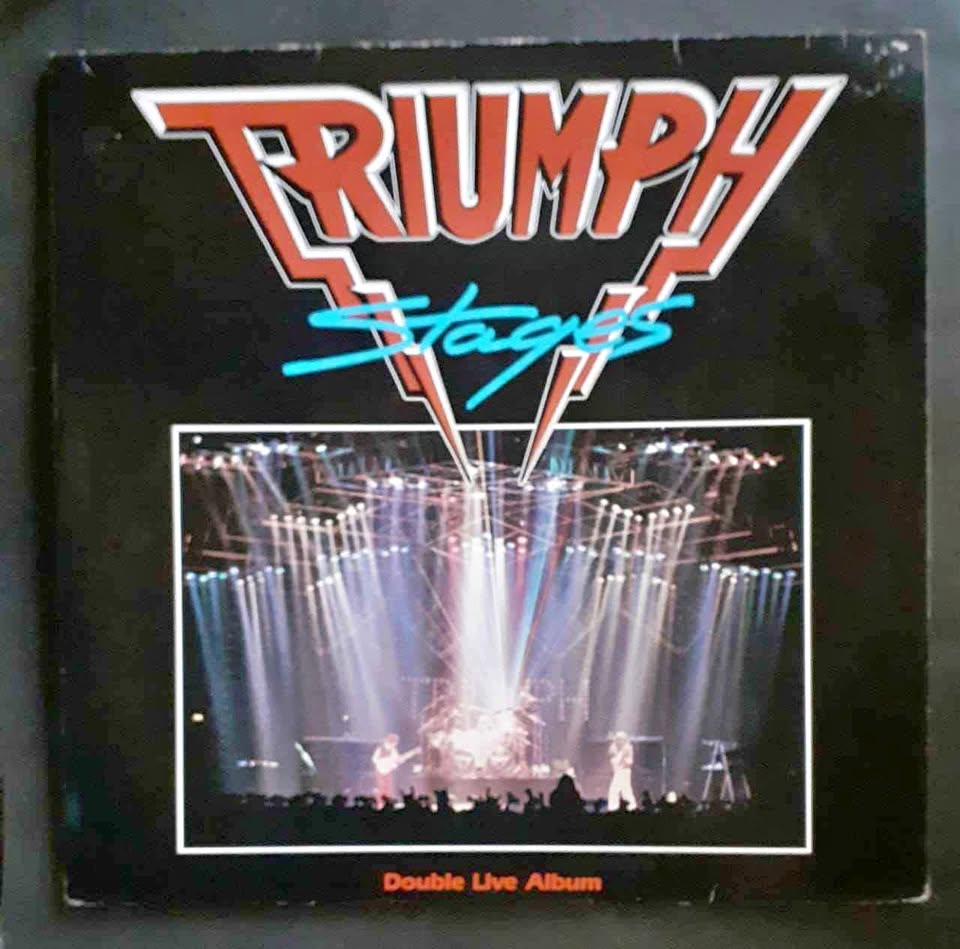 Triumph – Stages Double LP Record Set Triumph – Stages Double LP Record Set