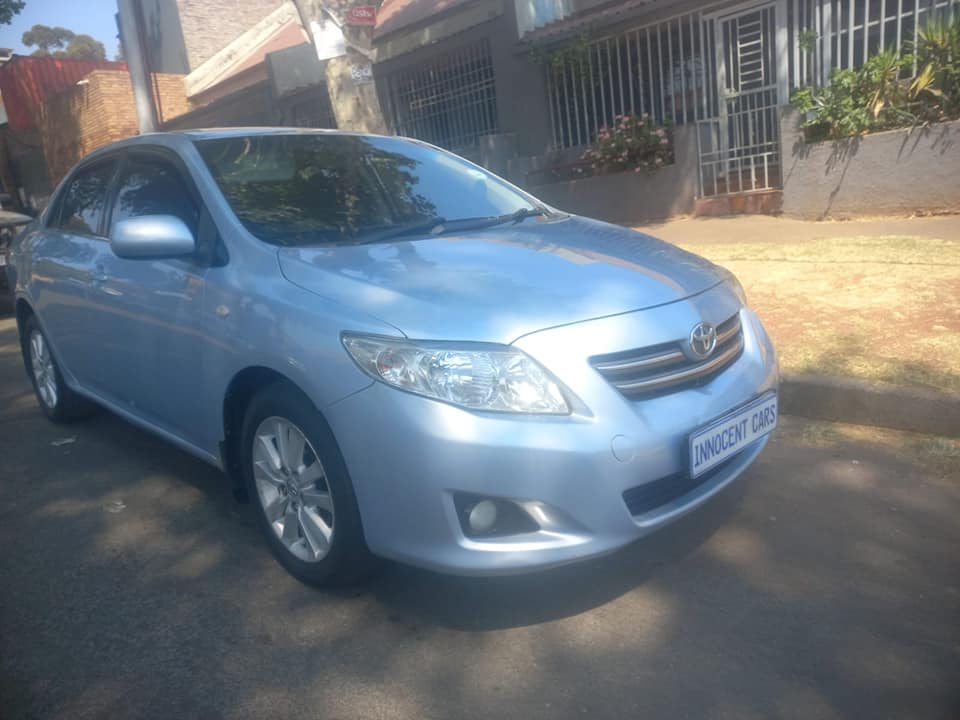2009 TOYOTA COROLLA PROFESSIONAL 1.6 PETROL, MANUAL, SKY BLUE COLOR,