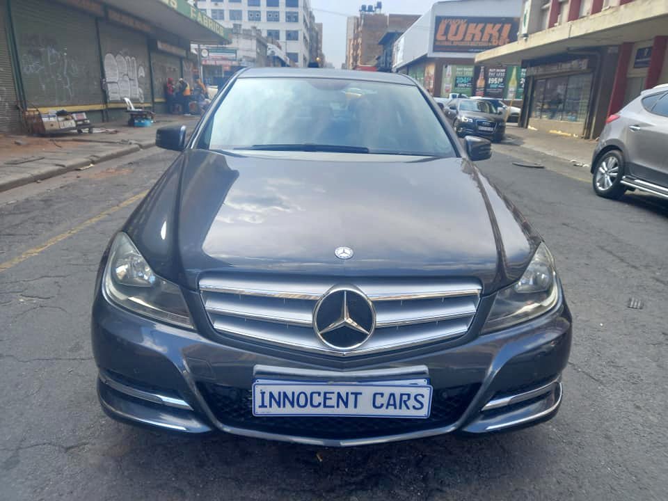 2013 MERCEDES BENZ C180 CGI PETROL,  AUTOMATIC TRANSMISSION, GREY COLOUR, MILEAGE