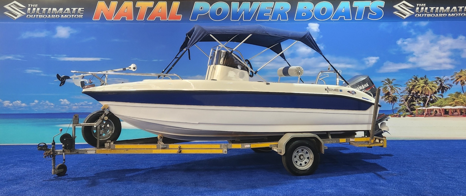 EXPLORER 510 CC ON TRAILER 115 HP YAMAHA 177 HOUR