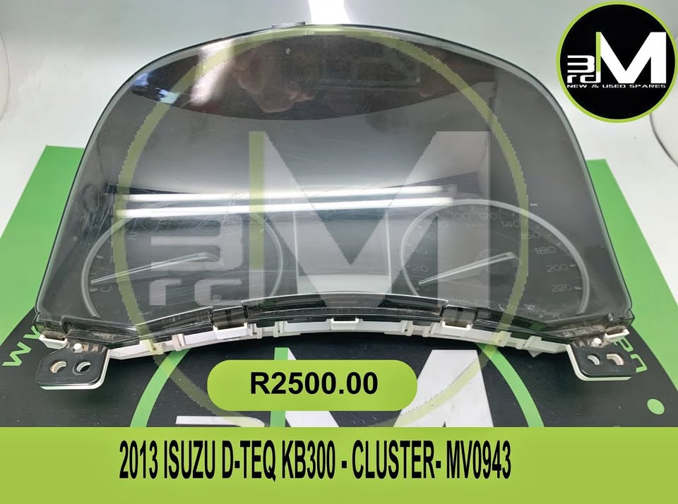 SPEEDOMETER CLUSTER- ISUZU D-TEQ KB300 - Private Seller SPEEDOMETER CLUSTER- ISUZU D-TEQ KB300 - Private Seller