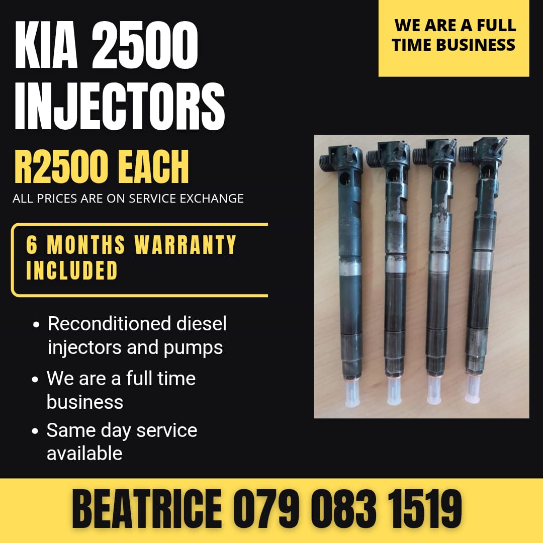 KIA 2500 INJECTORS FOR SALE WITH WARRANTY - Private Seller KIA 2500 INJECTORS FOR SALE WITH WARRANTY - Private Seller