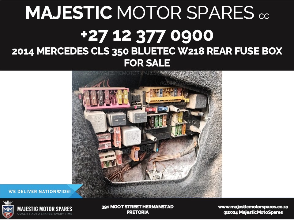 mercedes w218 rear fuse box for sale mercedes w218 rear fuse box for sale