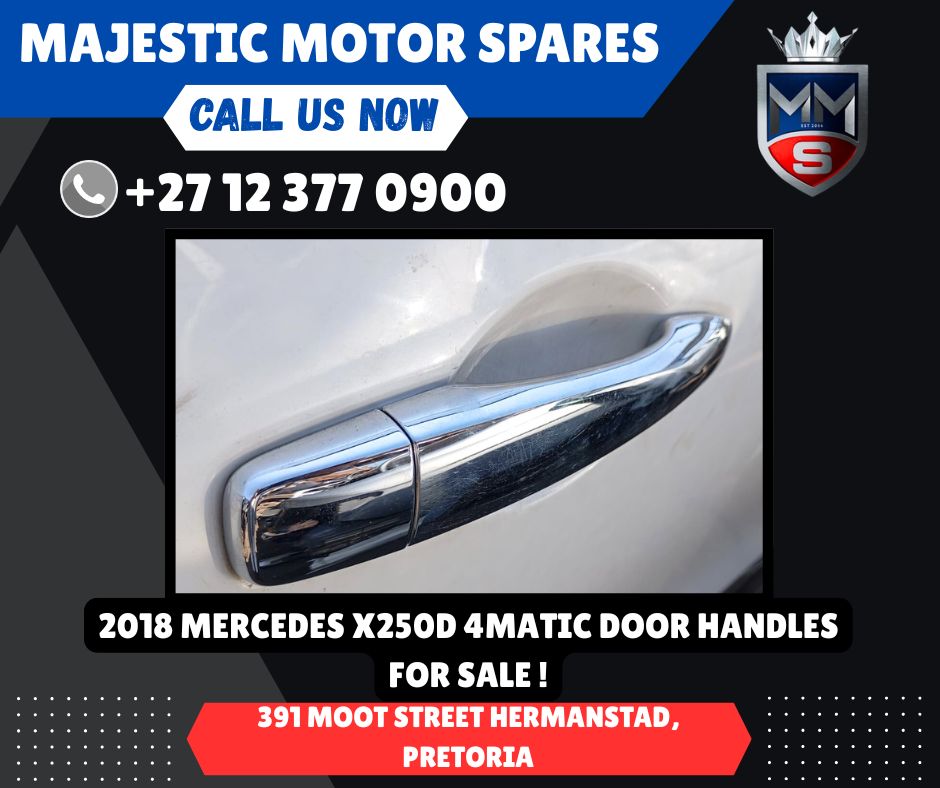 2018 Mercedes-Benz X250D 4Matic Door handles for Sale - Used - Private Seller 2018 Mercedes-Benz X250D 4Matic Door handles for Sale - Used - Private Seller