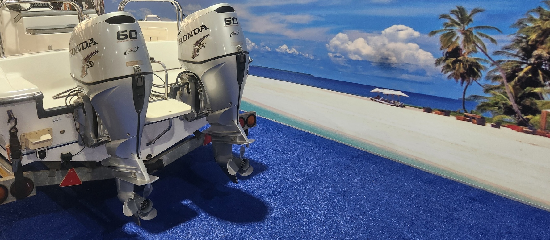 NEW ARRIVAL BENGUELA 19 FT CC 2011 ON TRAILER 2 X 60 HP HONDA 4 STROKES