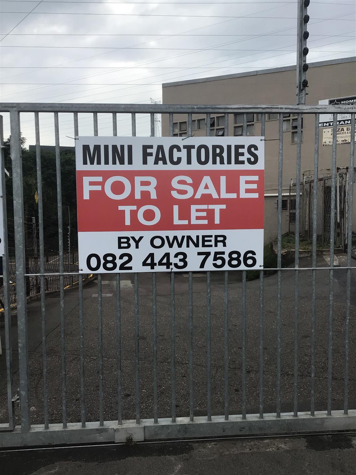 Mini Factories New Germany for sale or rent