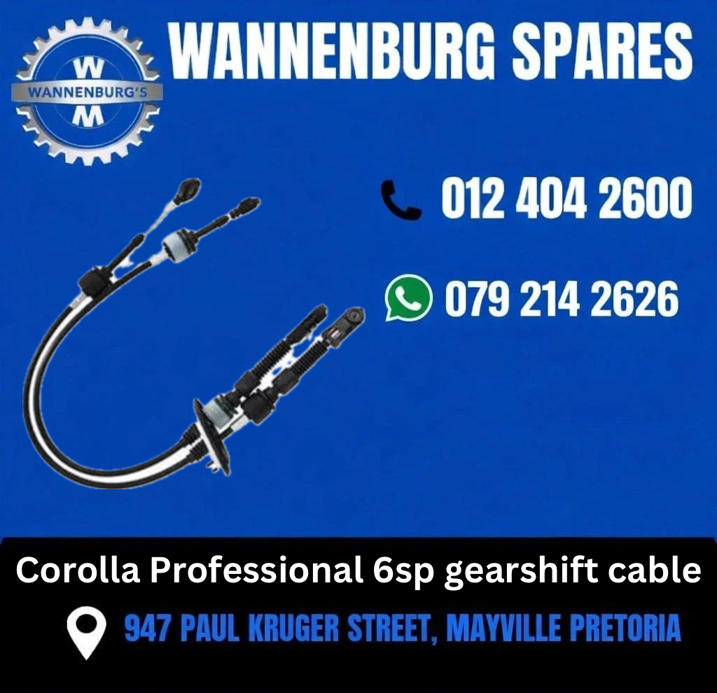 Corolla Professional gearshift cable 6Sp - Private Seller Corolla Professional gearshift cable 6Sp - Private Seller