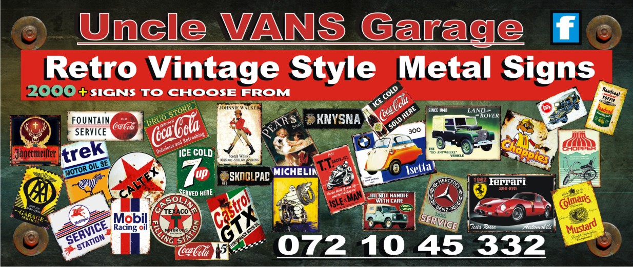 Vintage BAR  Metal Signs For Sale