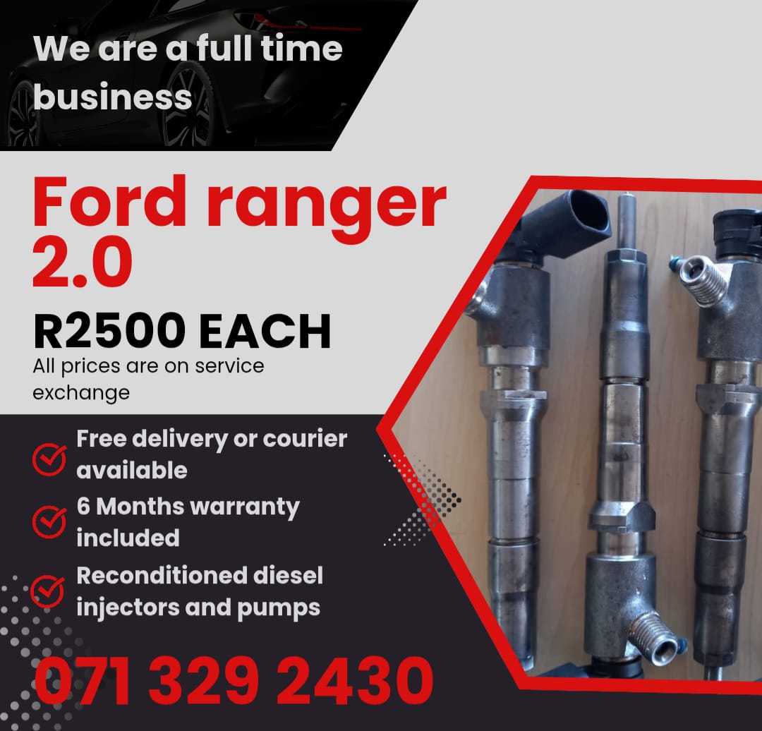 FORD RANGER 2.0 INJECTORS FOR SALE WITH WARRANTY - Private Seller FORD RANGER 2.0 INJECTORS FOR SALE WITH WARRANTY - Private Seller