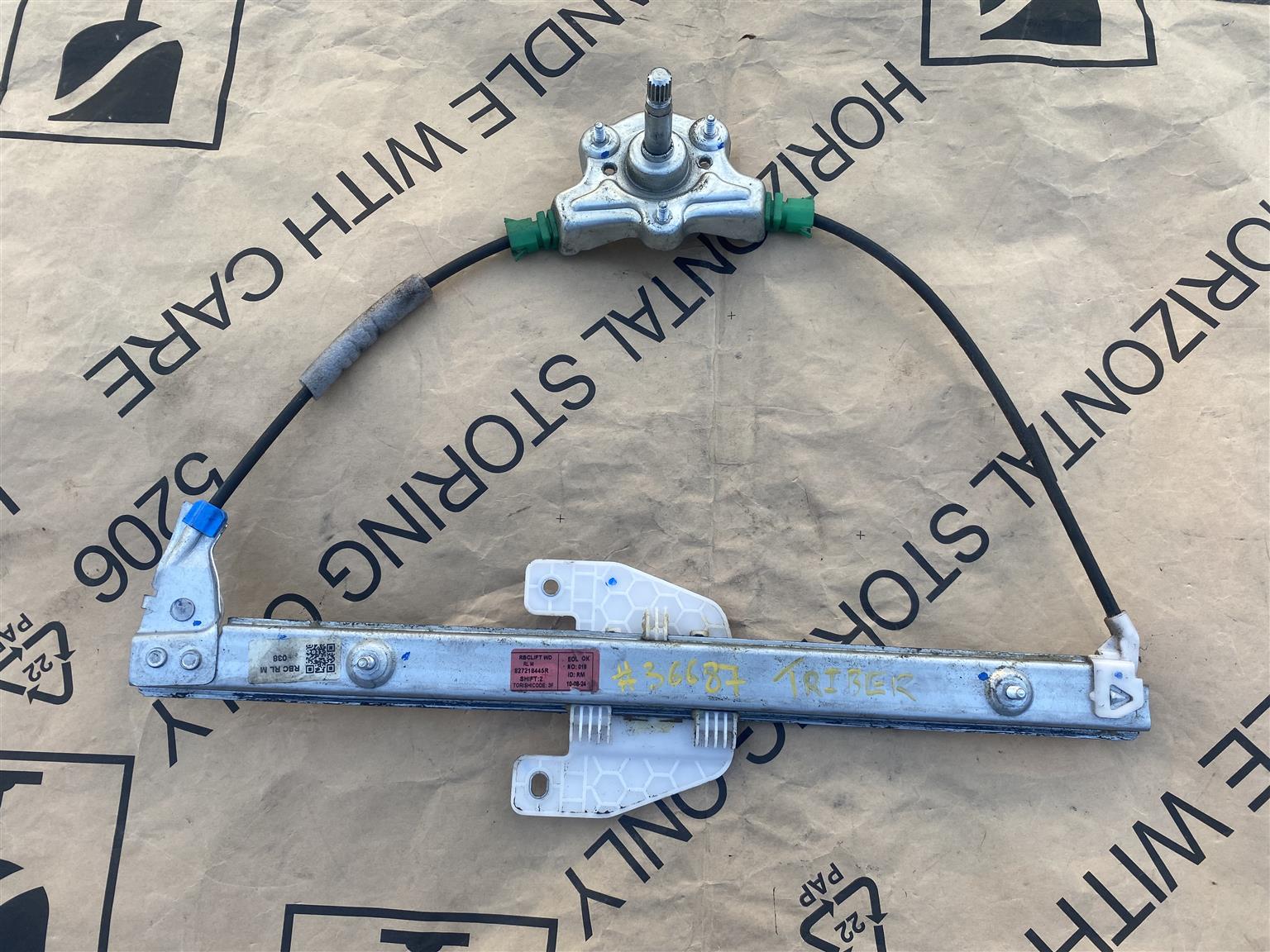 2024 RENAULT TRIBER LEFT REAR MANUAL WINDOW MECHANISM FOR SALE - Private Seller 2024 RENAULT TRIBER LEFT REAR MANUAL WINDOW MECHANISM FOR SALE - Private Seller