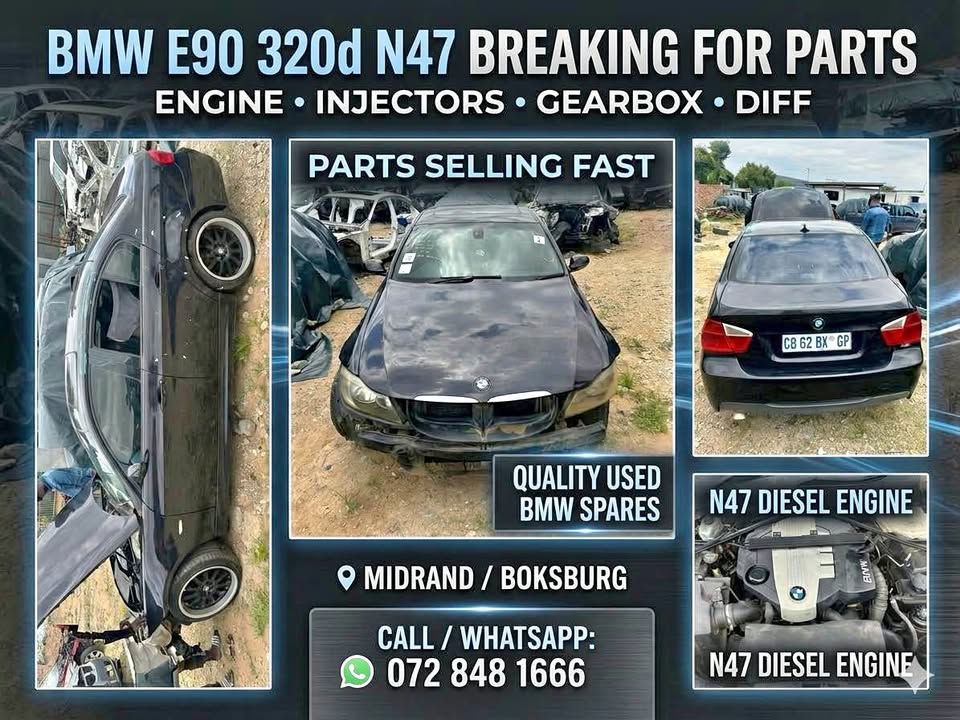 BMW E90 320d N47 AUTO 2007 STRIPPING - Private Seller BMW E90 320d N47 AUTO 2007 STRIPPING - Private Seller