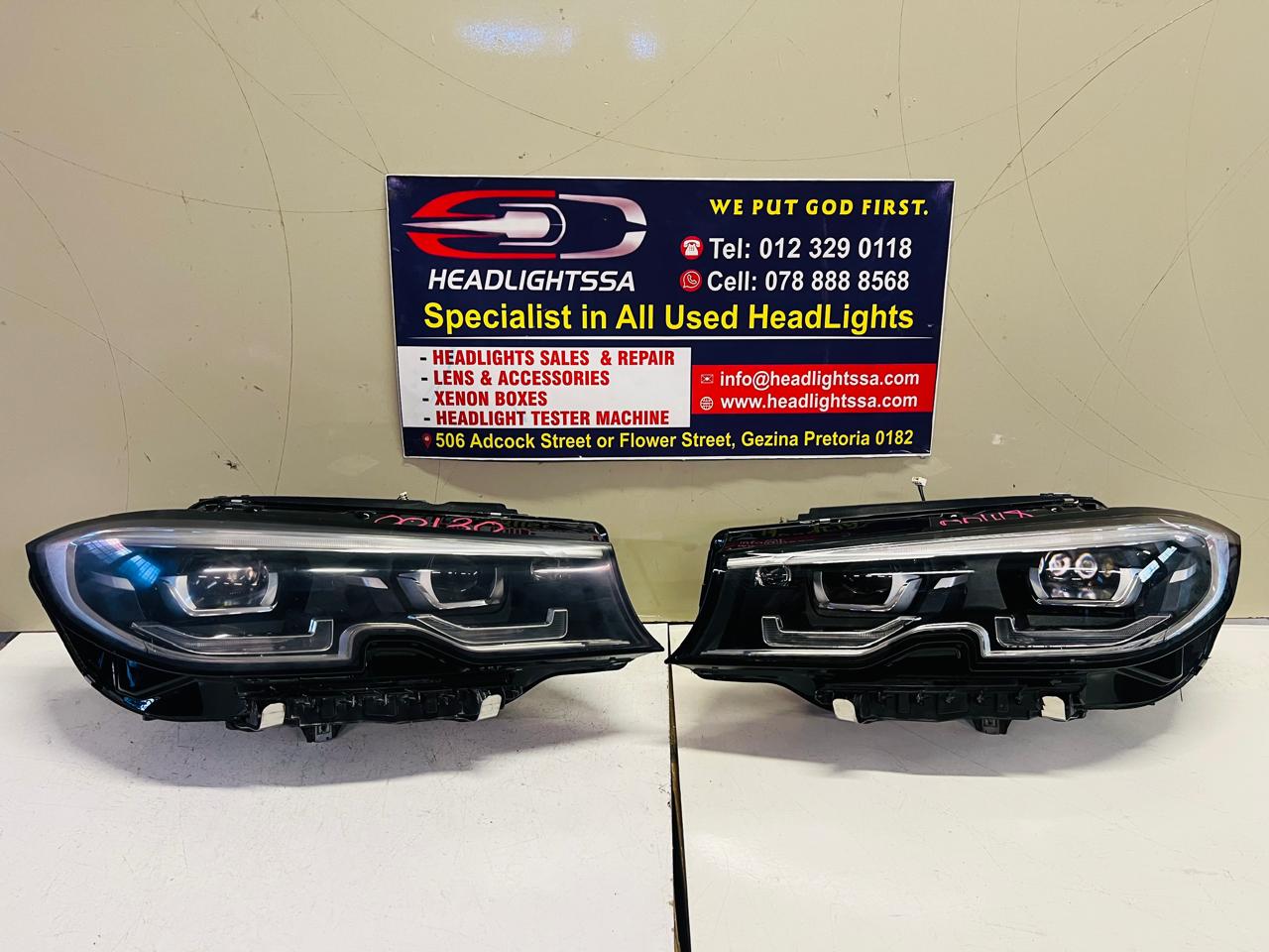 BMW G20 3 series left and right side LED xenon headlights (Chrome) - Private Seller BMW G20 3 series left and right side LED xenon headlights (Chrome) - Private Seller