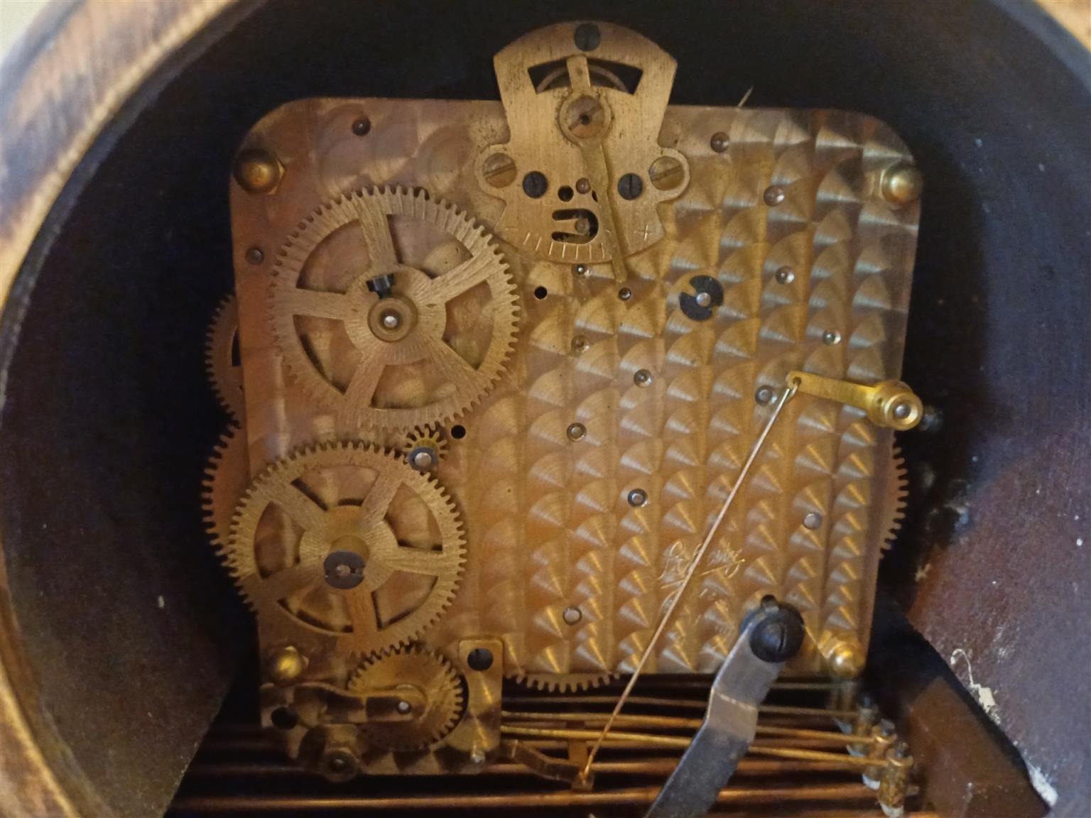 Magnificent oak Chiming clock for Sale