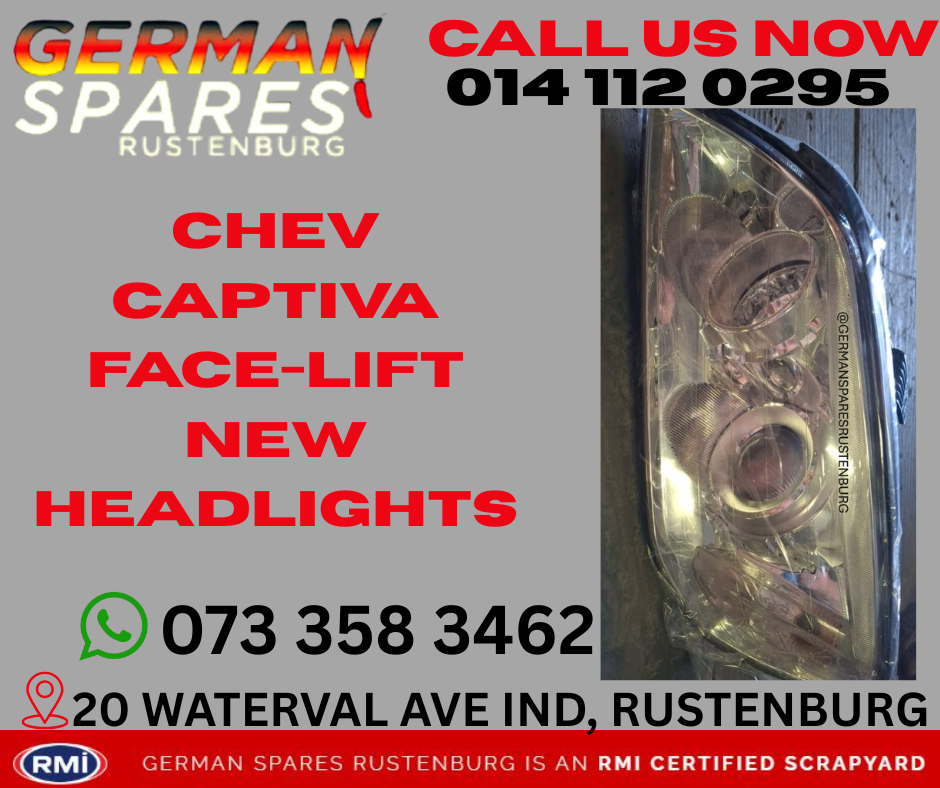 CHEV CAPTIVA FACE-LIFT NEW HEADLIGHTS - Private Seller CHEV CAPTIVA FACE-LIFT NEW HEADLIGHTS - Private Seller
