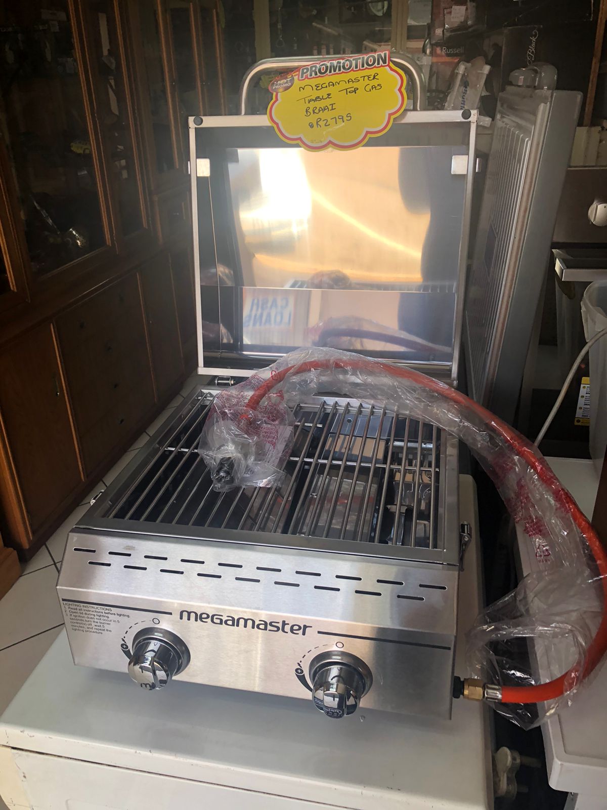 Megamaster Origin Series Burner Table Top Gas Braai Showspace atelier