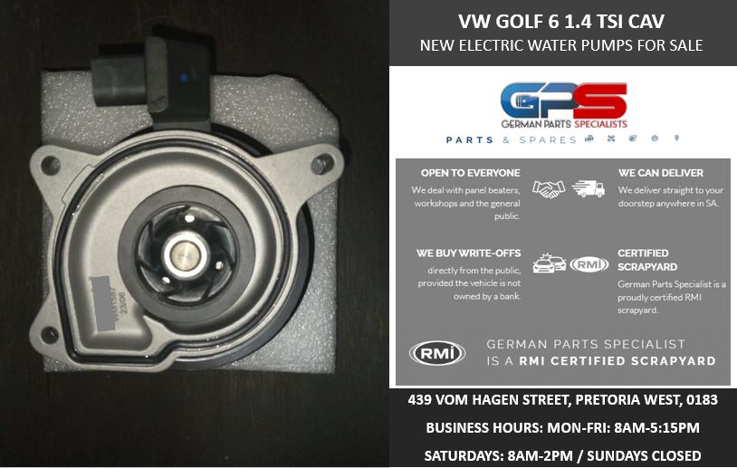 VW GOLF 6 1.4 TSI CAV NEW ELECTRIC WATER PUMPS FOR SALE - Private Seller VW GOLF 6 1.4 TSI CAV NEW ELECTRIC WATER PUMPS FOR SALE - Private Seller