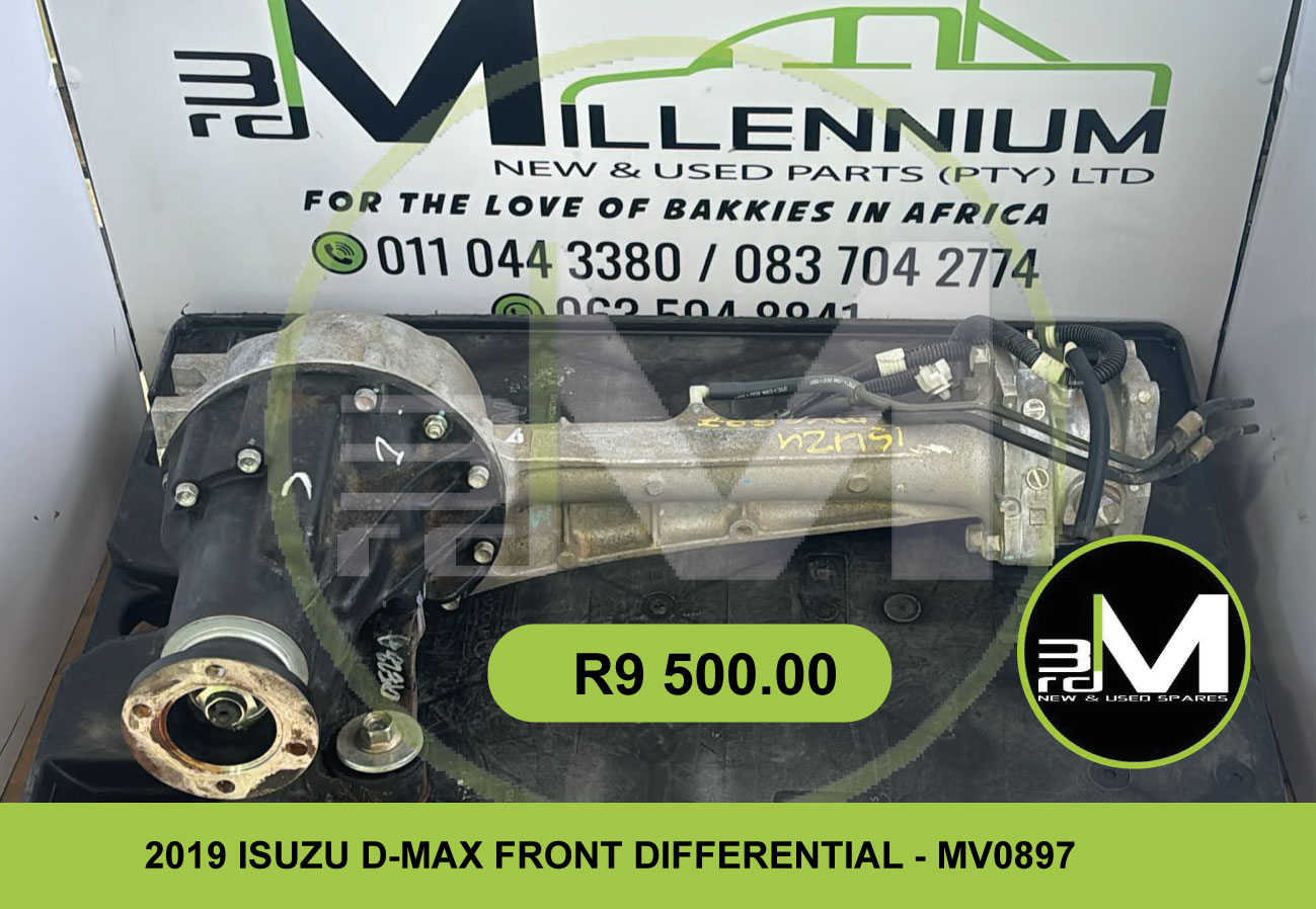 2019 ISUZU D-MAX FRONT DIFFERENTIAL - MV0897 - Private Seller 2019 ISUZU D-MAX FRONT DIFFERENTIAL - MV0897 - Private Seller