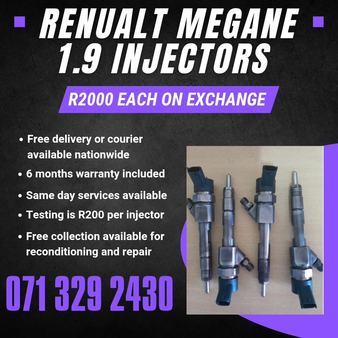 RENAULT MEGANE 1.9 INJECTORS FOR SALE WITH WARRANTY - Private Seller