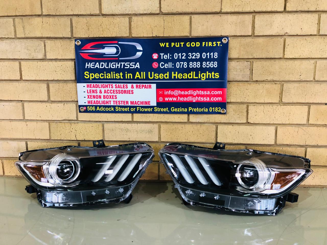 Ford Mustang left and right side xenon headlights (7 pin) - Private Seller