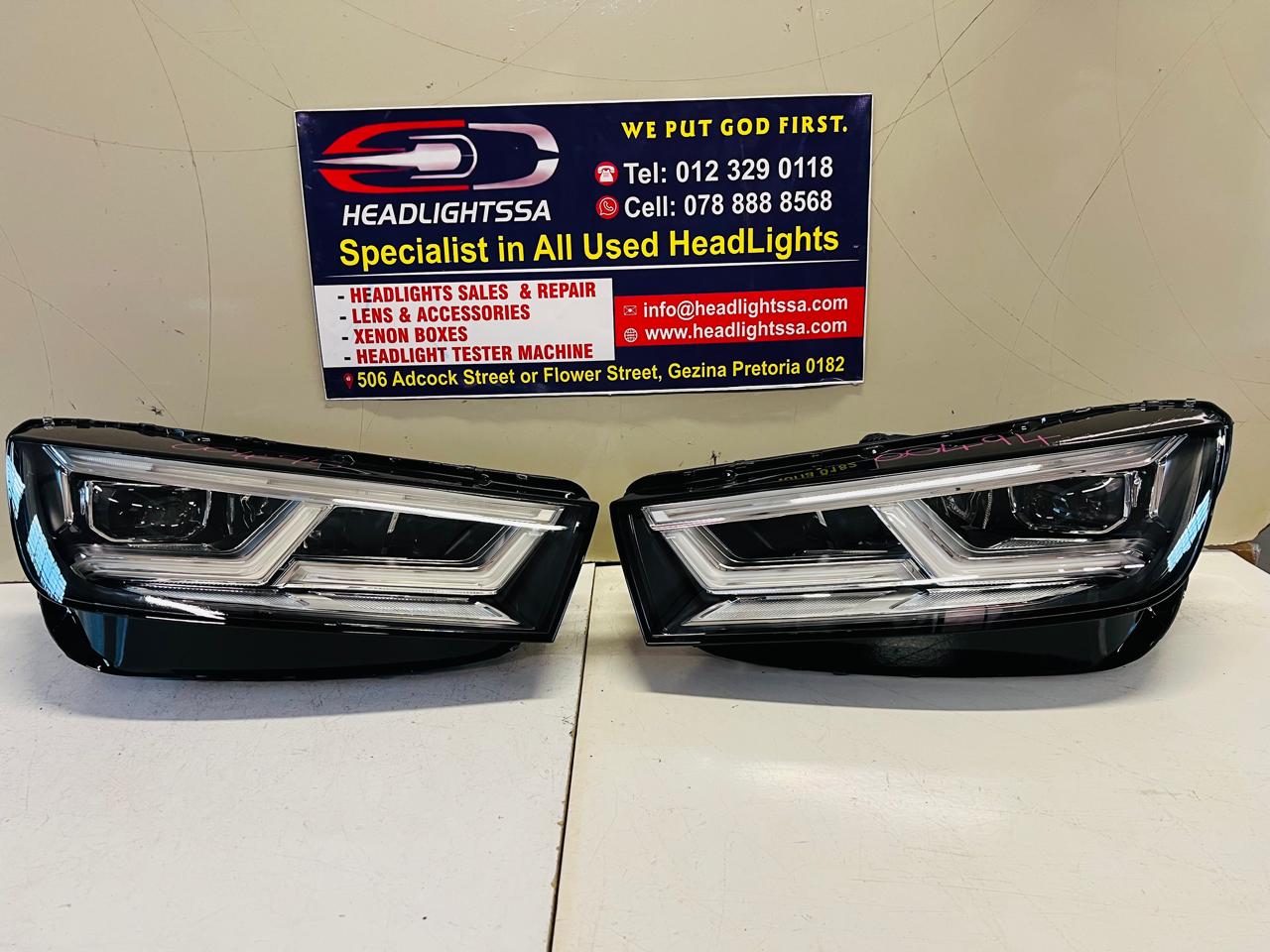 Audi Q5 left and right side LED headlights - Private Seller Audi Q5 left and right side LED headlights - Private Seller