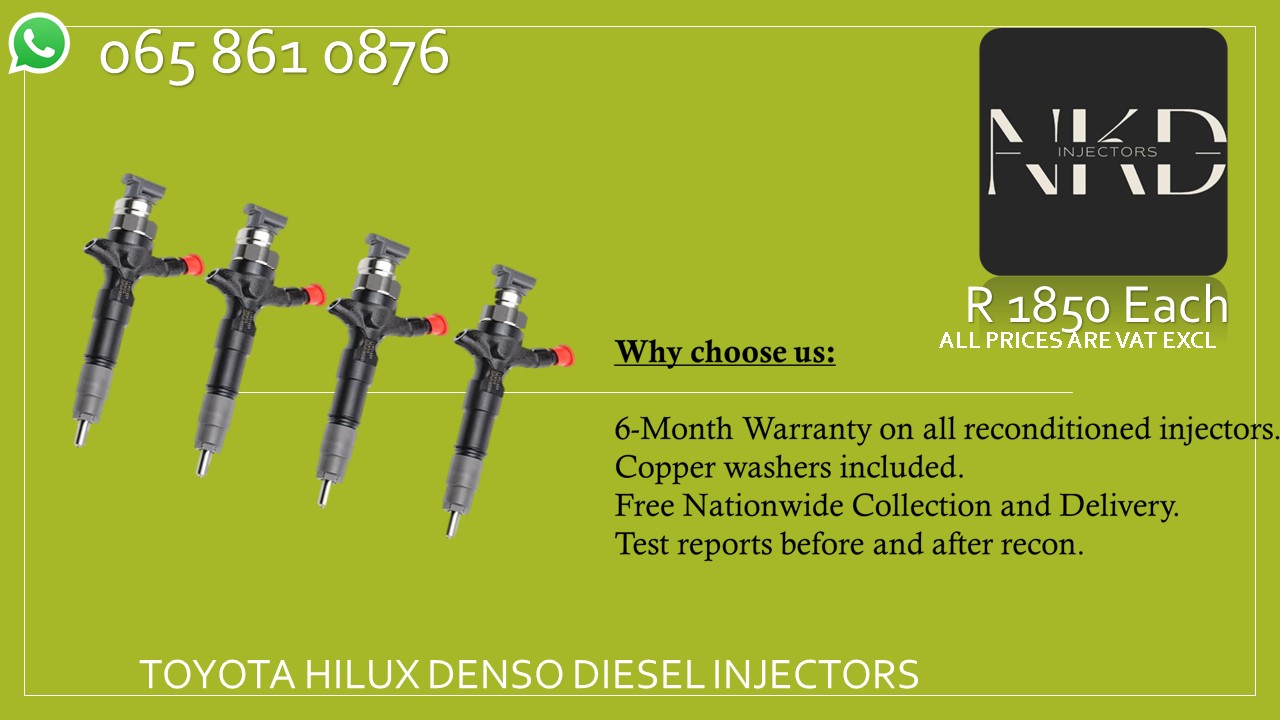 TOYOTA HILUX DIESEL INJECTORS FOR SALE - Private Seller TOYOTA HILUX DIESEL INJECTORS FOR SALE - Private Seller
