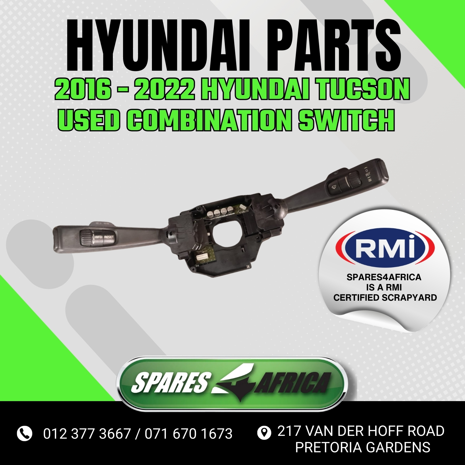 2016–2022 HYUNDAI TUCSON USED COMBINATION SWITCH FOR SALE - Private Seller 2016–2022 HYUNDAI TUCSON USED COMBINATION SWITCH FOR SALE - Private Seller