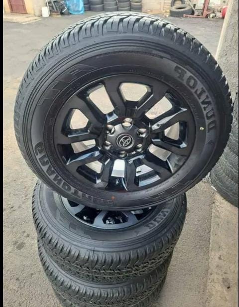 18" Toyota Legend 50 Rs mags with brand new 265/60/18 Dunlop Grandtrek A/T set R - Private Seller 18" Toyota Legend 50 Rs mags with brand new 265/60/18 Dunlop Grandtrek A/T set R - Private Seller