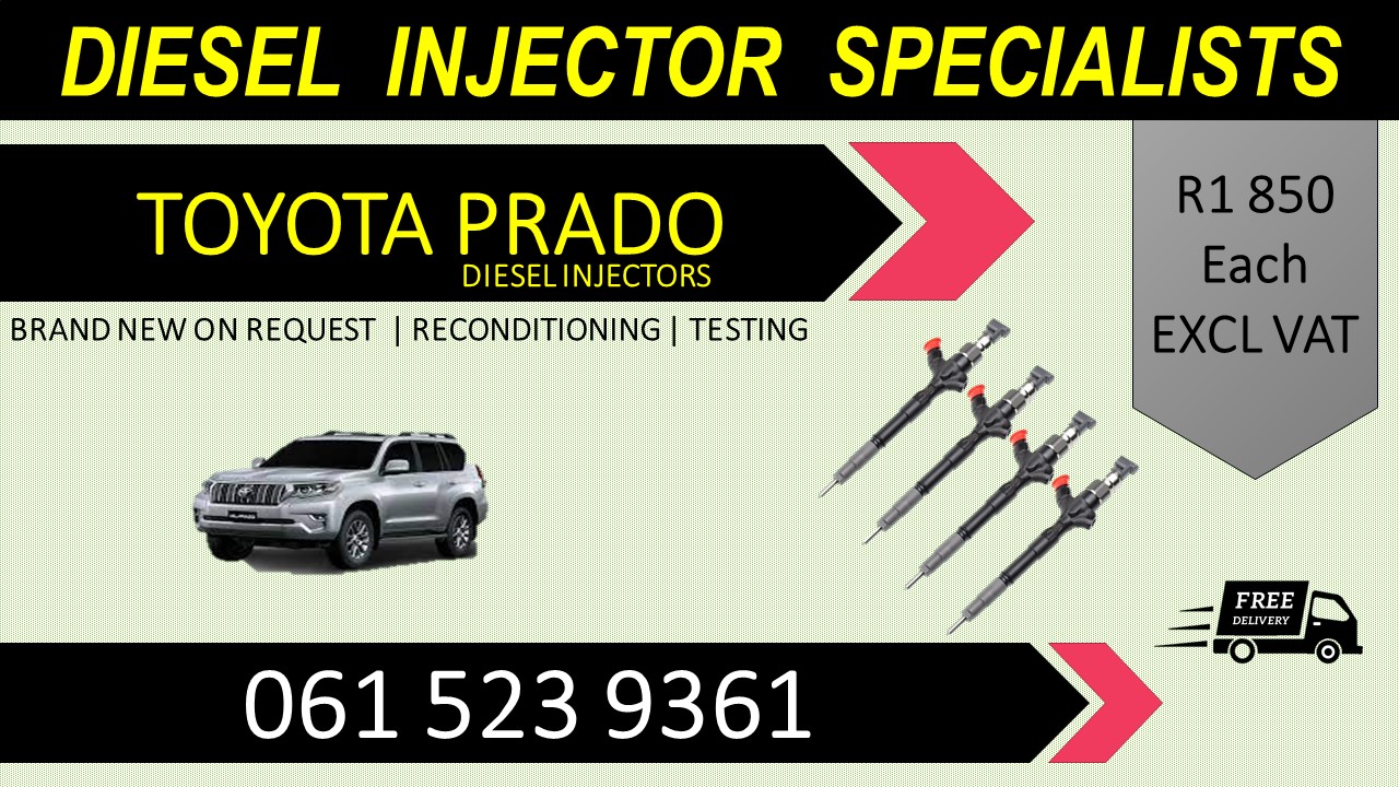 PRADO TOYOTA DIESEL INJECTORS FOR SALE OR TO RECON - Private Seller PRADO TOYOTA DIESEL INJECTORS FOR SALE OR TO RECON - Private Seller