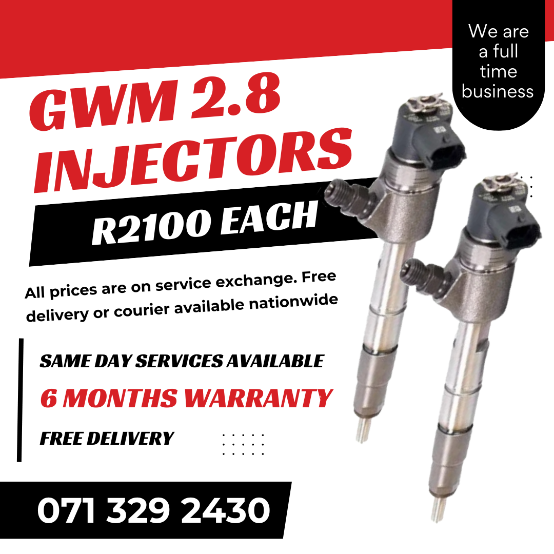 GWM 2.8 INJECTORS FOR SALE WITH WARRANTY - Private Seller GWM 2.8 INJECTORS FOR SALE WITH WARRANTY - Private Seller