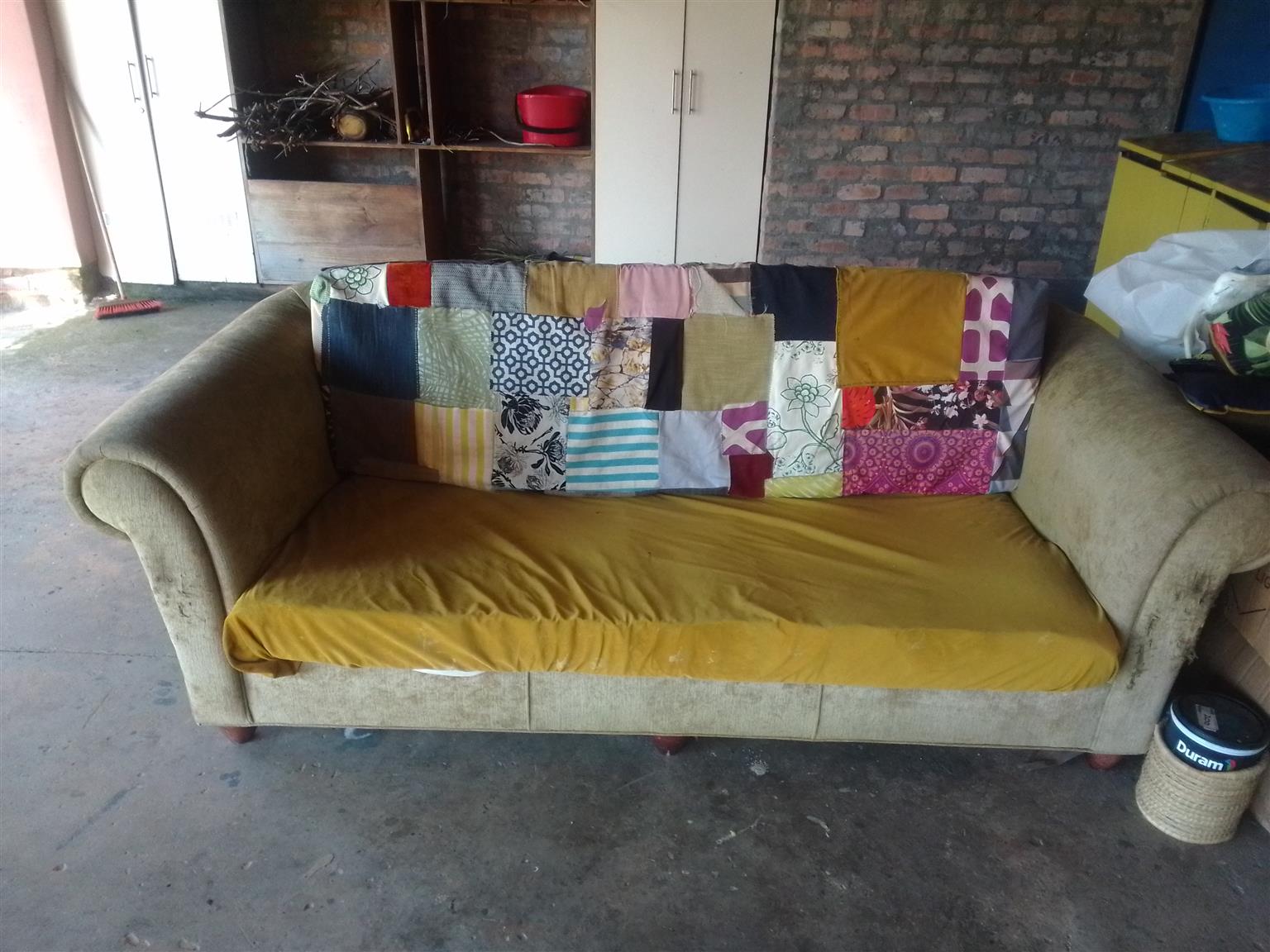 4 Seater Beetroot couch