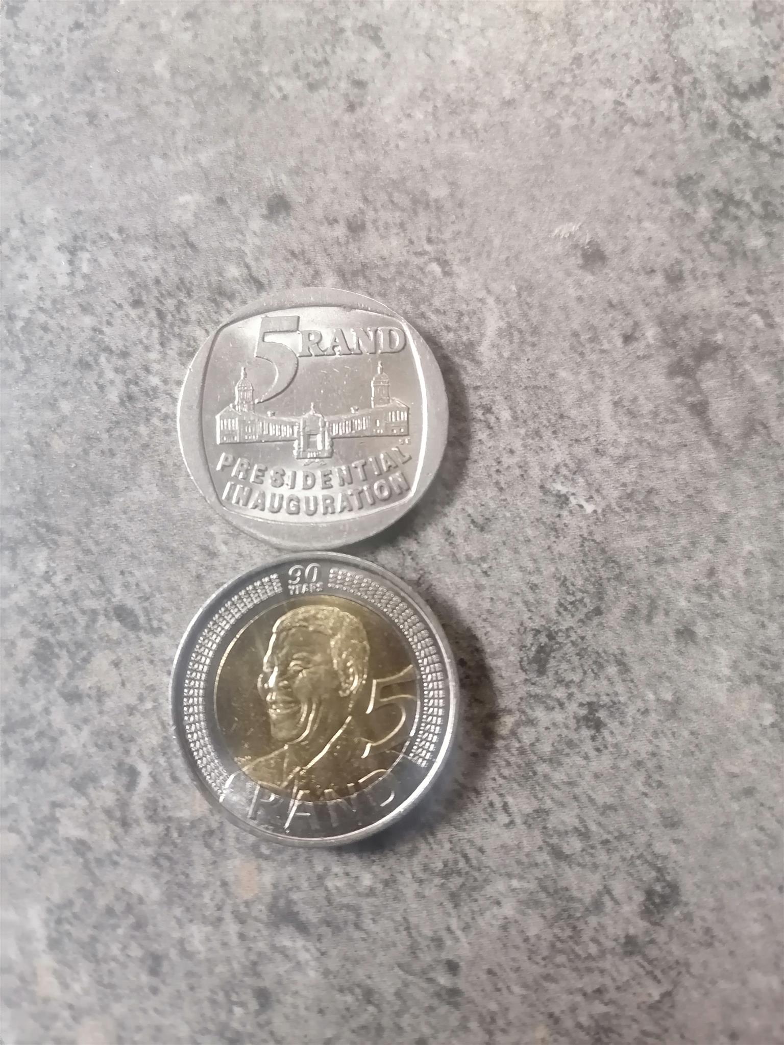 I have Mandela 2008 5 Rand coins and I want to sell it