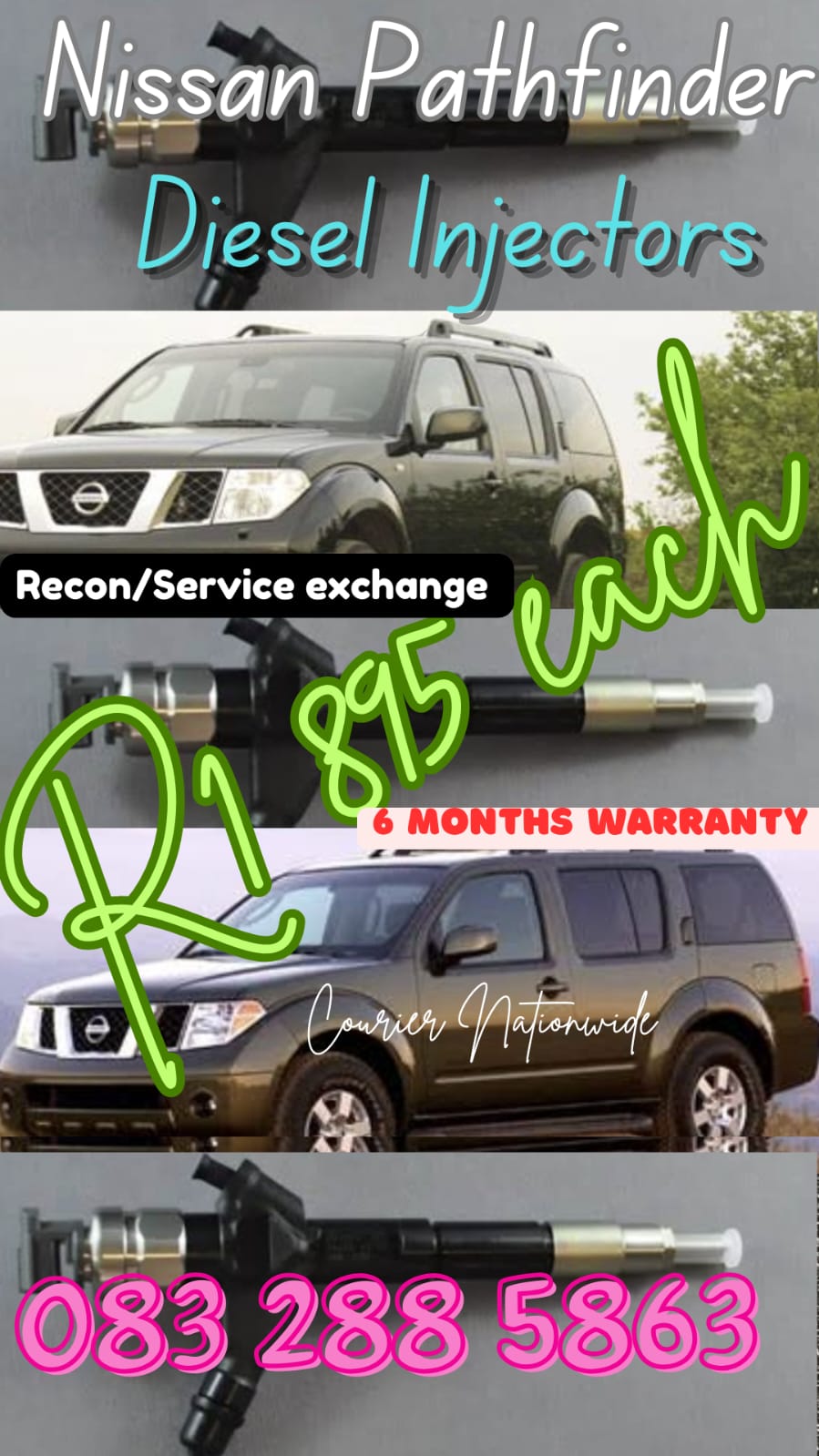 Nissan Pathfinder Diesel Injectors - Private Seller