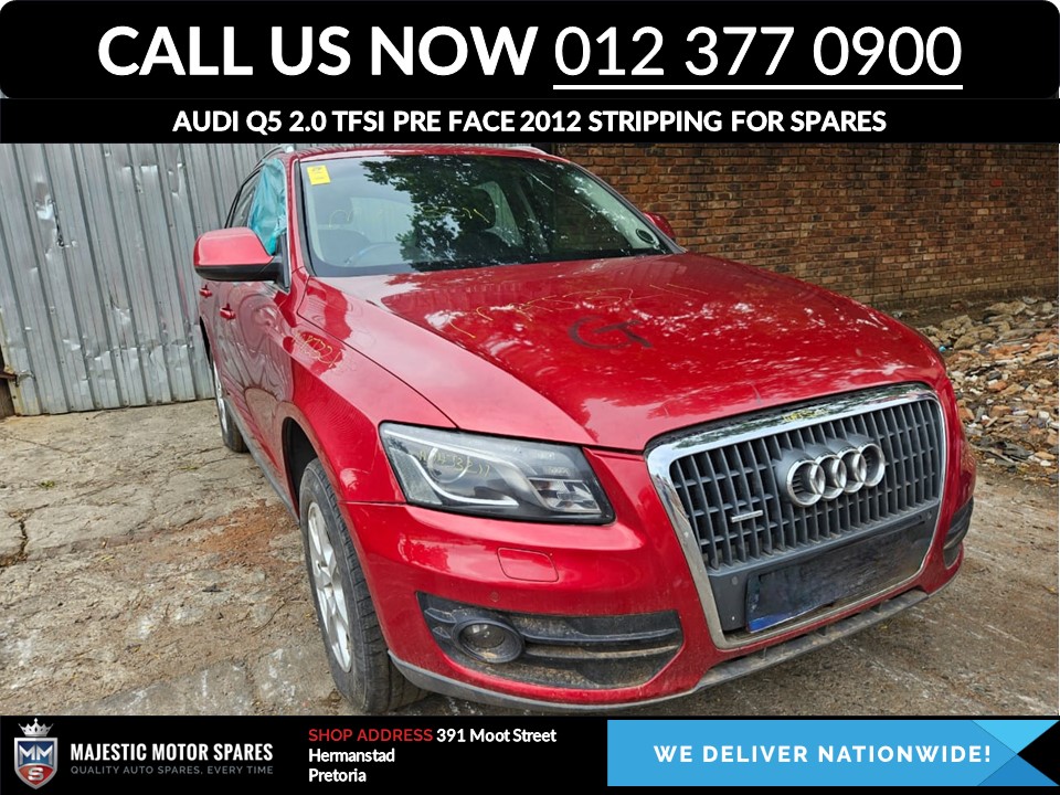 Audi Q5 2.0 TFSI Pre Face 2012 now stripping for spares - Private Seller Audi Q5 2.0 TFSI Pre Face 2012 now stripping for spares - Private Seller
