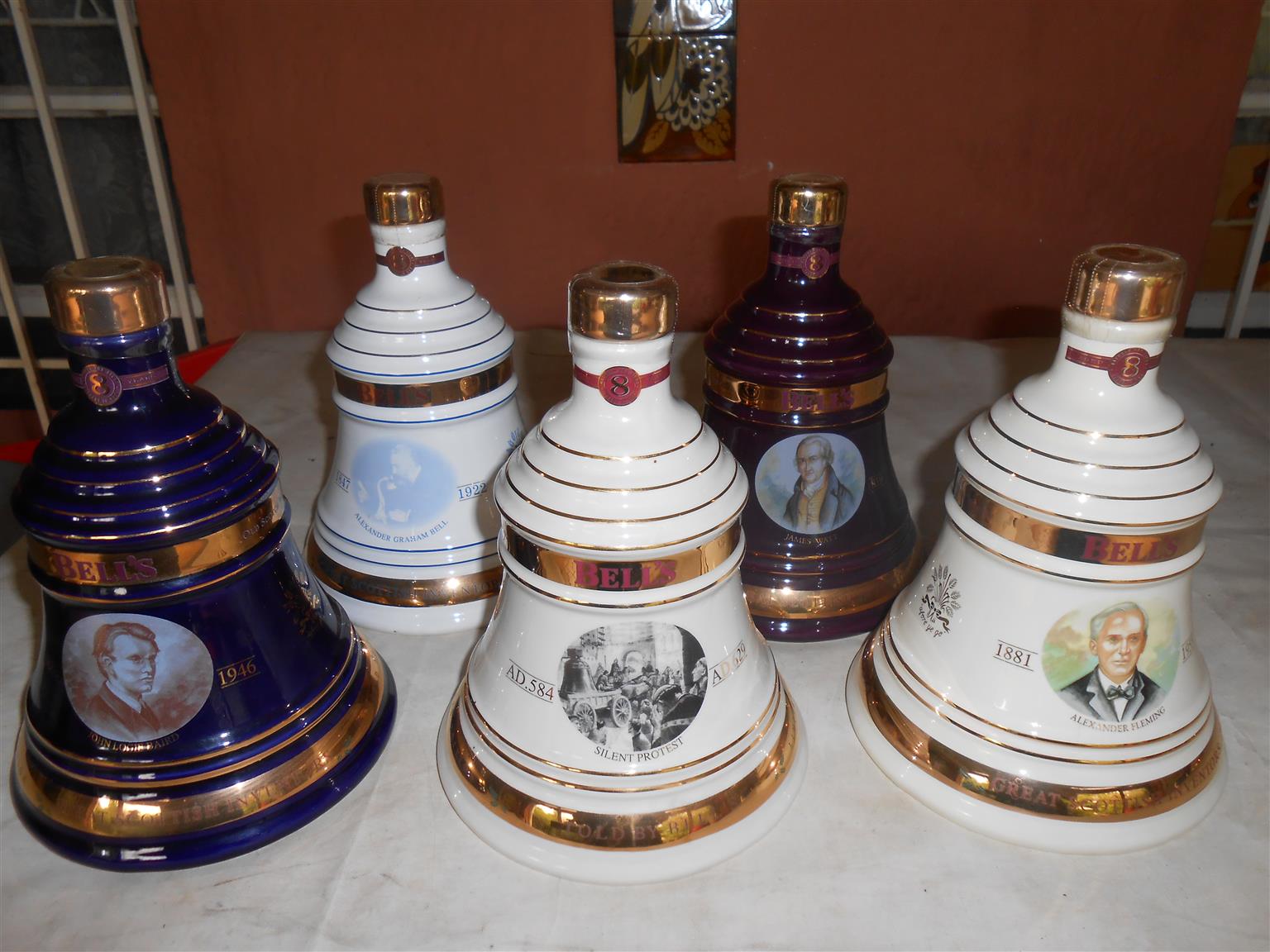 Bells Christmas Decanter collection