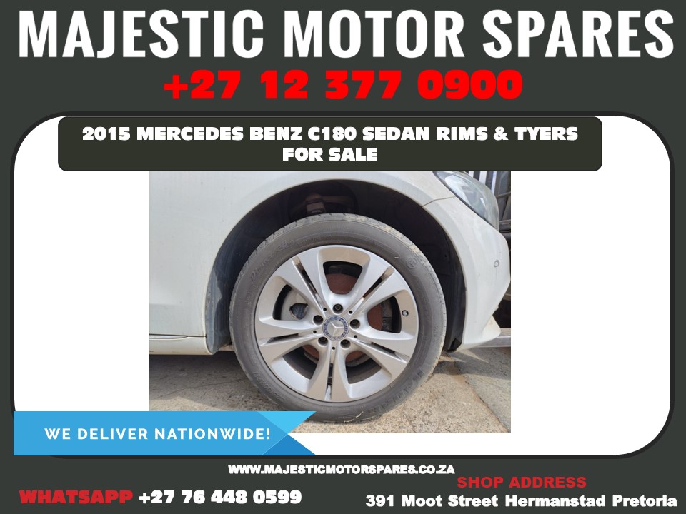 2015 Mercedes-Benz C180 sedan rims and tyres set for sale - Private Seller 2015 Mercedes-Benz C180 sedan rims and tyres set for sale - Private Seller
