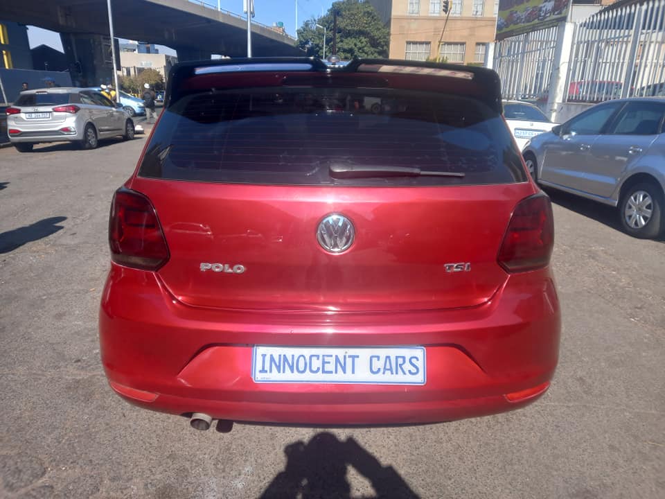 2015 VW POLO 6 TSI 1.2 PETROL, MANUAL, MAROON COLOR, MILEAGE 75000