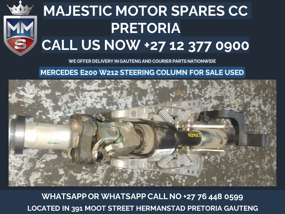 Mercedes Benz E200 W212 steering column for sale used - Private Seller Mercedes Benz E200 W212 steering column for sale used - Private Seller