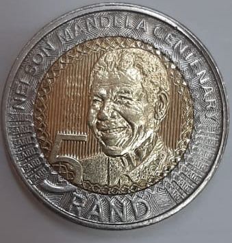 2018 Mandela Centenary R5 Coin 2018 Mandela Centenary R5 Coin