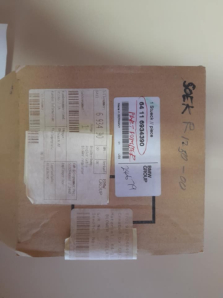 2005 BMW 745i Aircon Blower Regulator - Private Seller