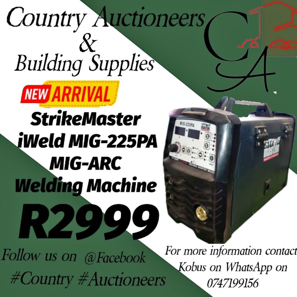 StrikeMaster iWeld MIG-225PA MIG-ARC Welding Machine | Junk Mail ...