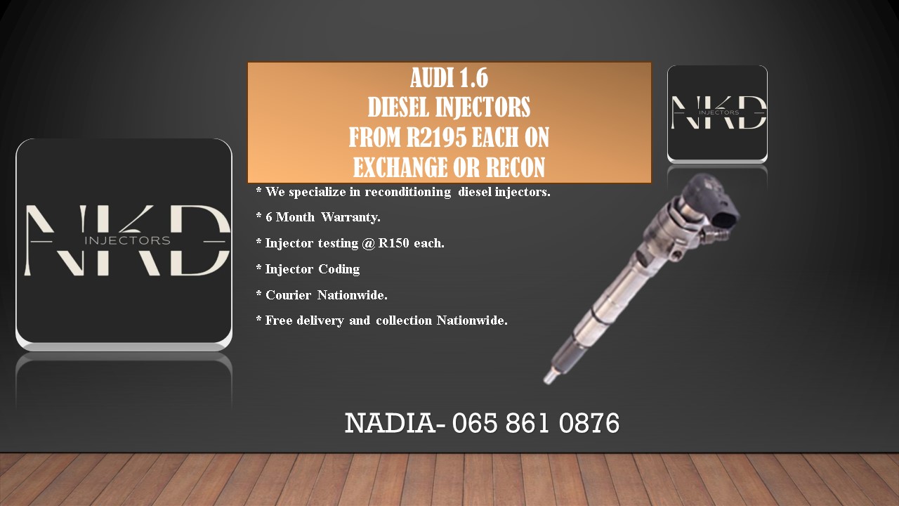 DIESEL INJECTORS FOR SALE FOR AUDI 1.6 - Private Seller DIESEL INJECTORS FOR SALE FOR AUDI 1.6 - Private Seller