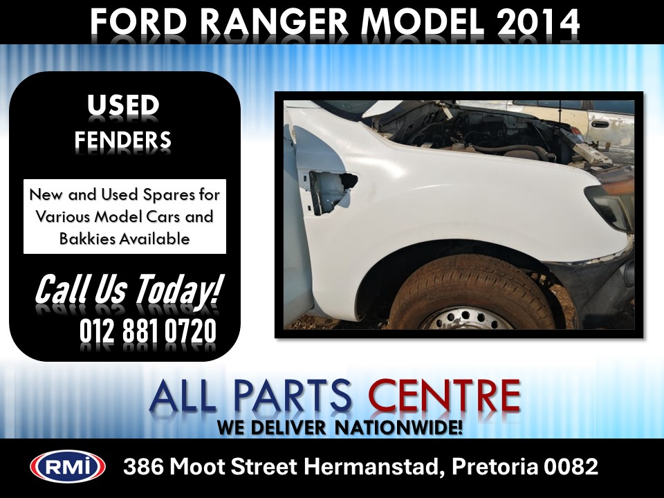 Ford Ranger Model 2014 Left and Right Side Fenders front for Sale Ford Ranger Model 2014 Left and Right Side Fenders front for Sale