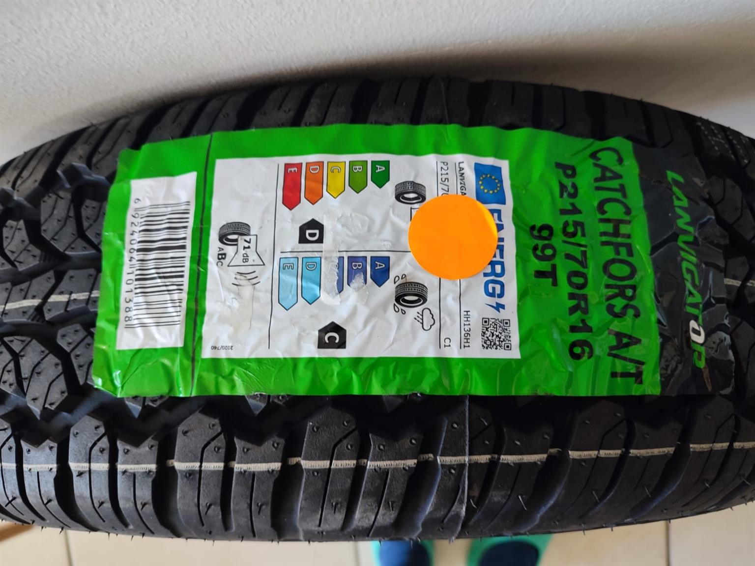 Brand New 215,/70/16 sizes tyres