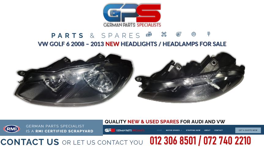 VW Golf 6 / Golf MK6 2008 – 2013 NEW headlights / headlamps for sale - Private Seller VW Golf 6 / Golf MK6 2008 – 2013 NEW headlights / headlamps for sale - Private Seller